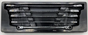Matco Tools 5PC Set 8-19mm Ratcheting Wrench Set SRFBXLM52TA (GAL151092) - Picture 1 of 5
