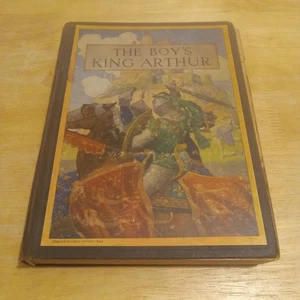 Sir Thomas Mallory The Boys King Arthur NC Wyeth 1925 Charles Scribners 4toHC VG - Imagen 1 de 12