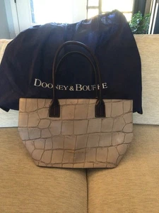 Dooney & Bourke Giraffenprint Handtasche Geldbeutel Weiß Echtleder Neu! - Bild 1 von 7