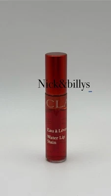 NUEVO Clarins Agua Hidratante Mancha Labial Agua Roja 03 Rojo Brillante MINI 2.8ml/0.09oz Foto 1 de 4