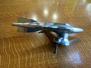 Vintage Chrome Rocket /Jet Hood Ornament - Picture 1 of 7