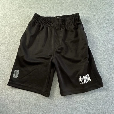 NBA Basketball Athletic Shorts Youth Boy 8 Logo Pockets - Image 1 of 4