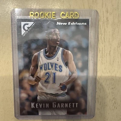 1995-96 Topps Gallery - New Editions Kevin Garnett #41 (RC) - Image 1 of 2