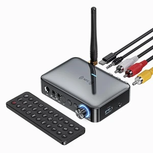 5.1 Bluetooth Audio Receiver Transmitter for Stereo/Speaker/Wired Speaker/Hom... - Picture 1 of 6
