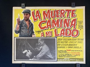 1962~ Convicts 4~BEN GAZZARA~ VINCENT PRICE~ ROD STEIGER~Orgl Mexican Lobby Card