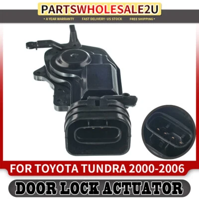 Front LH Door Lock Actuator Motor for Toyota Tundra 2000-2004 2005 2006 RWD Only - Image 1 of 4