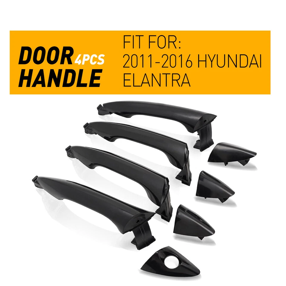 Juego de 4 manijas de puerta exterior exterior 826623X000 para Hyundai Elantra 2011-2016 Foto 1 de 4