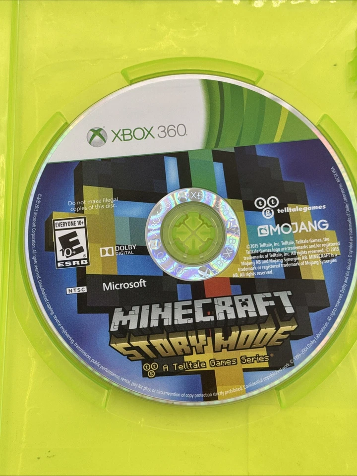 Minecraft Story Mode (Microsoft Xbox 360, 2015) Disc Only - Image 1 of 1