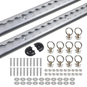 Anchor L Track Rail Lashing Point Stud Ring Clip Tie-Down Trailer Truck Caravan - Picture 1 of 9