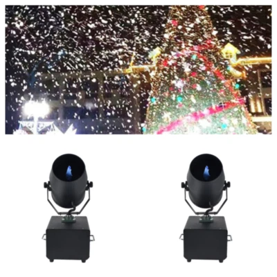 2x 2000W Snow Machine Snowflake Machine Snow Maker for TV Stage Show DMX IR - Image 1 of 4