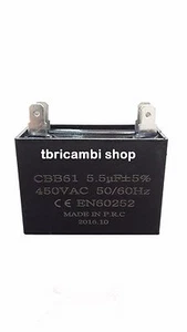 KONDENSATOR KLIMAANLAGE 5,5uF 450V A 20uF 450V CBB61 - Bild 1 von 9