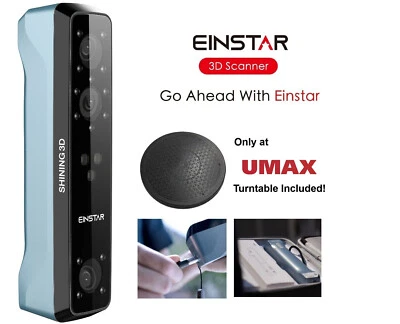 NEWEST Einstar Color Details 3D Handheld Scanner with 10" Turntable - Image 1 of 4