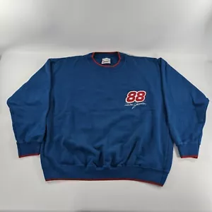 Vtg Dale Jarrett 88 Nascar Blue Pullover Sweater Competitors View Size XL - Picture 1 of 7