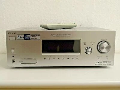 Sony STR-DG500 6.1 AV-Receiver in Silber inkl. FB, 2 Jahre Garantie - Bild 1 von 4