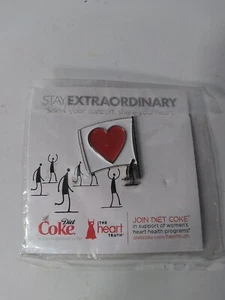 Coca Cola PIN Heart Truth Diet Coke New Sealed 2010..Sealed - Picture 1 of 1