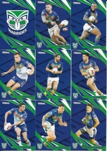 2024 Nrl Traders Titanium Base Set - WARRIORS (9 Cards) - Picture 1 of 4