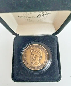 1971 Brooklyn Dodger Jackie Robinson Mann der letzten 25 Jahre Münze - Bild 1 von 5