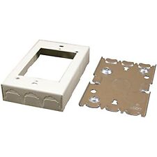 legrand WIREMOLD Metal Raceway, Extending Power, On-Wall, Outlet Box, Ivory, B-2