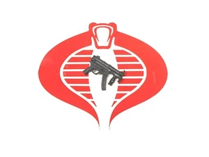 GI Joe Classified Weapon Silver UZI SMG Maßstab 1:12 Originalteil #2 - Bild 1 von 2