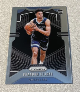 2019-20 Panini Prizm RC #266 Brandon Clarke Grizzlies - Picture 1 of 2