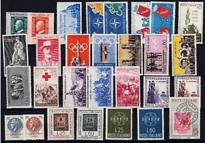 ITALIA 1959 ANNATA COMPLETA 29 VALORI NUOVI GOMMA INTEGRA ** MNH - Picture 1 of 1