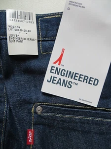 Levi's 016 Engineered SLIM Jeans Hose W 30 /L 34, NEU ! Antiform Twisted Denim ! - Bild 1 von 3