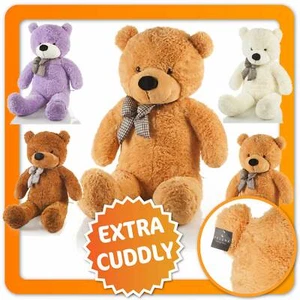 Riesen Teddybär XXL Großer Kuschelbär Teddy Plüschbär Bär aus Plüsch 120cm - Bild 1 von 9