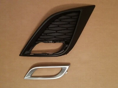 Conjunto de 2 peças 2010-2011 MAZDA3 para-choque dianteiro grade inferior traseira farol de neblina abajur moldura acabamento - Imagem 1 de 4