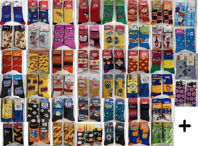 A-M Odd Sox Crazy Socks Mens Size 6-12 Crew Socks Novelty Gift Gag Funny - Image 1 of 2