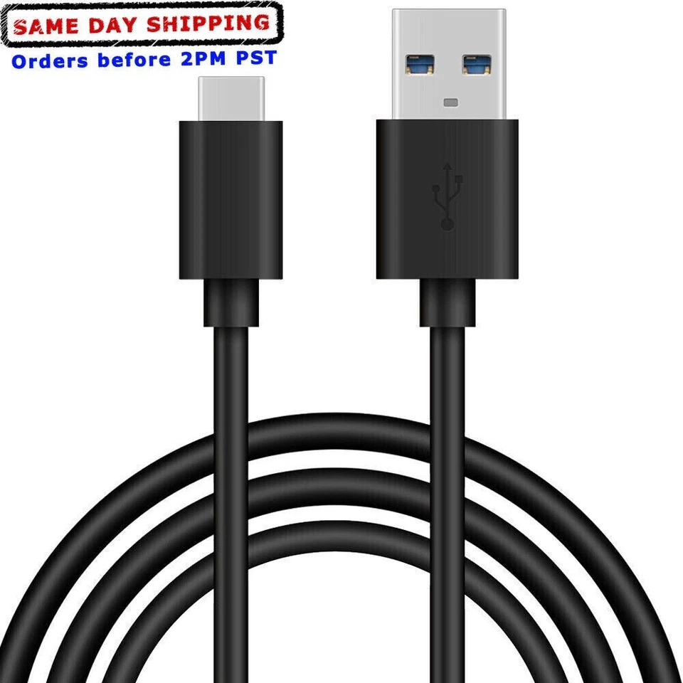 Quick-Acting 6Feet Type C USB 3.1 to USB 2.0 Male for Samsung Galaxy S9 SM-G960U - Image 1 of 1