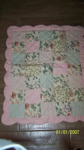 PATCHWORK QUILT KINDERBETTBEZUG, IST EIN NIE BENUTZTER KISSENBEZUG. SCHÖN 00 - Bild 1 von 2