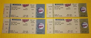 Minnesota Twins Ticket Stub | September 11 1999 | Eric Milton No Hitter Win - Picture 1 of 2