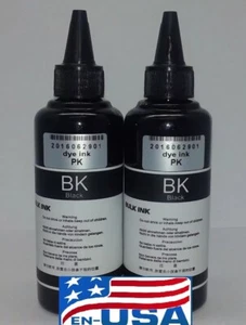 Kit ricarica inchiostro nero HP 60 61 62 63 64 65 67 910 950 951 962 564 stampante 2 x 100 - Foto 1 di 1