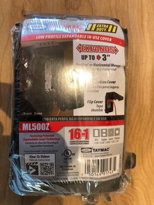 Hubbell Taymac ML500Z 3" Bronze 16-In-1 Flat Expandable In-Use Cover Canada