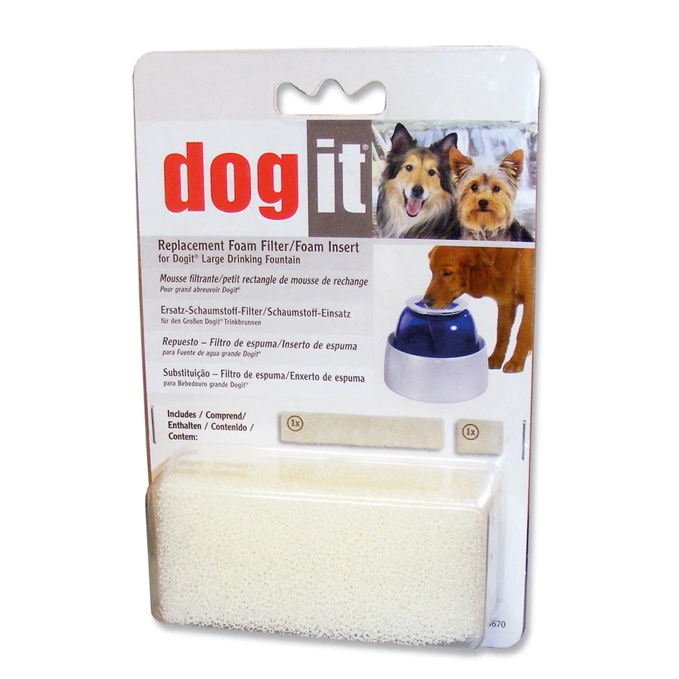Dogit Ersatzfilter für großen Trinkbrunnen 10,5 l - 10,2x3,1x4,6 cm - Bild 1 von 1