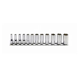KOKEN 1/4" SEMI DEEP SOCKET SET (6PT / 12PCS) RS2300X/12 - Picture 1 of 1