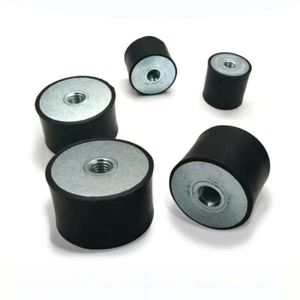 M6 Female Thread Rubber Mount Ø20/25/30mm Anti Vibration Bobbin Isolator Damper - Picture 1 of 7