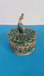 Dekorative Schmuckschatulle Pfau - Bild 1 von 6