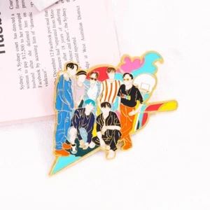 Kpop Bangtan Niños Grupo Pin Metal Mochila Broche Abanicos Colección Sombrero Decoración - Imagen 1 de 3