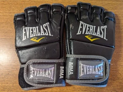 Everlast Pro Style Grappling MMA Gloves used - Image 1 of 4