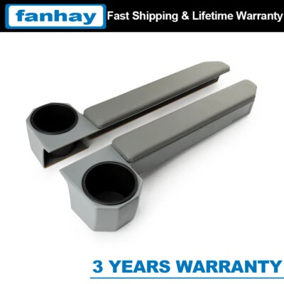 Pair New For Toyota Land Cruiser 70 LC70 LC76 LC79 Door Armrest Water Cup Holder - Image 1 of 4