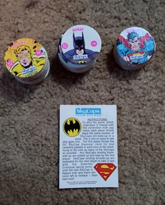 1993 Skybox Superman Skycaps Complete 54 POGS Set Including Foil Caps - Picture 1 of 9