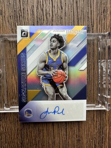 🔥JORDAN POOLE 2019-20 DONRUSS OPTIC SIGNATURE SERIES ROOKIE AUTO