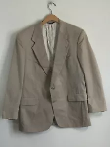 Sterling & Hunt for Kuppenheimer hellbraune Blazerjacke Sportanzug Mantel Herren 43 Reg - Bild 1 von 7