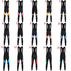 Miloto Cycling Bib Pants Men's 5D Gel Padded Cycle Road Bike Bib Tights Coolmax - Picture 1 of 33