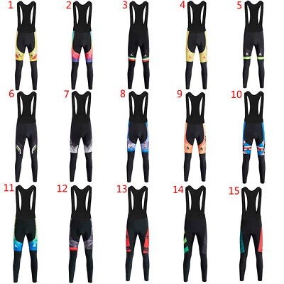 Miloto Cycling Bib Pants Men's 5D Gel Padded Cycle Road Bike Bib Tights Coolmax - Image 1 of 3