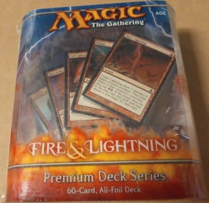 Premium Deck Series - Fire & Lightning - Factory Sealed - Picture 1 of 4