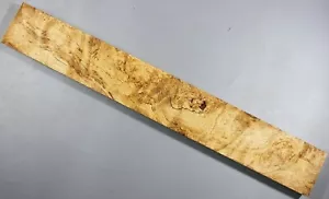 Guitar Neck Blank Curly Barky Spalted Maple Wood Luthier Supply 27.2"x3.7"x1.1" - Picture 1 of 7