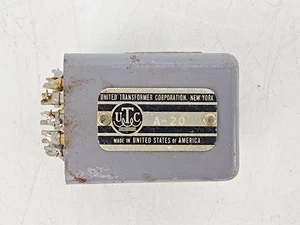 Vintage UTC A-20 Input Transformer Tube Audio A20 AS IS #1 - Picture 1 of 7