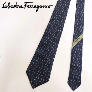 Salvatore Ferragamo Krawatte Luxus Blau - Bild 1 von 4